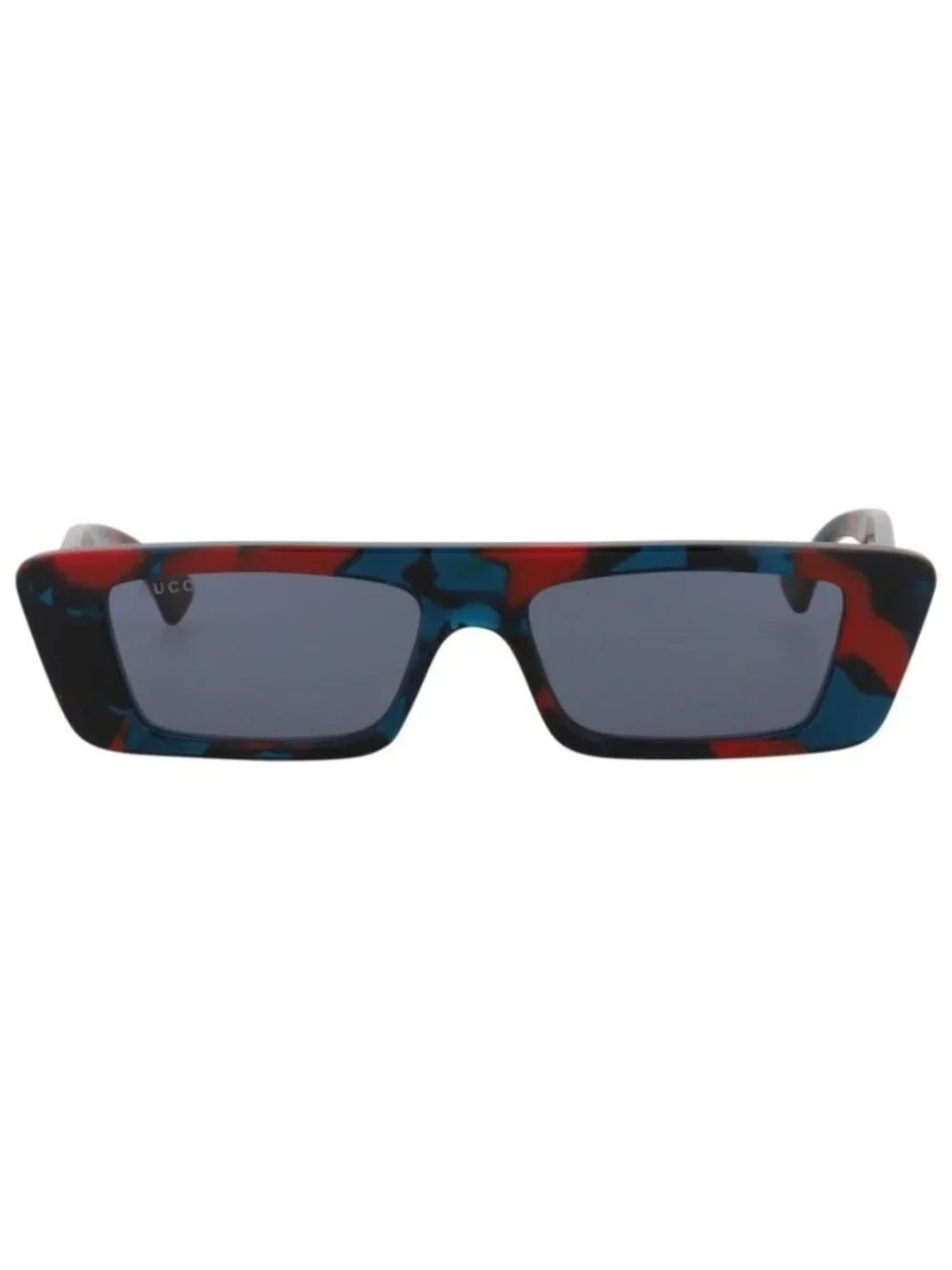 New Gucci Mens Square/Rectangle Havana Havana Blue Fashion Designer Sunglasses